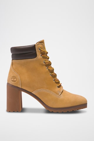 Bottines en cuir - Marron clair