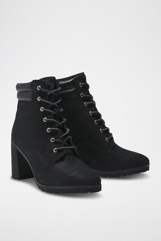 Bottines en cuir - Noir