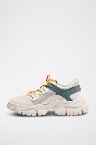 Baskets en nubuck - Blanc