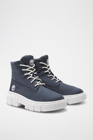 Tennis montantes plateformes - Bleu foncé