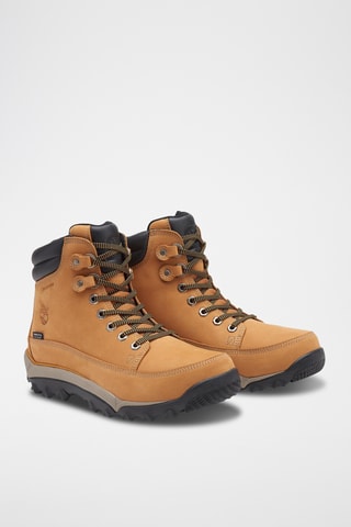 Boots en cuir - Beige