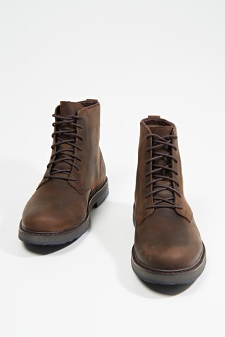 Boots en cuir - Marron