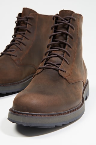 Boots en cuir - Marron