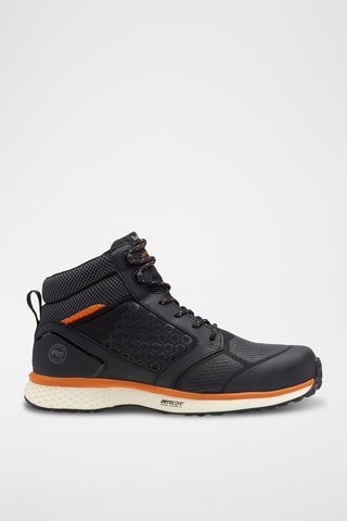 Baskets montantes en cuir - Noir