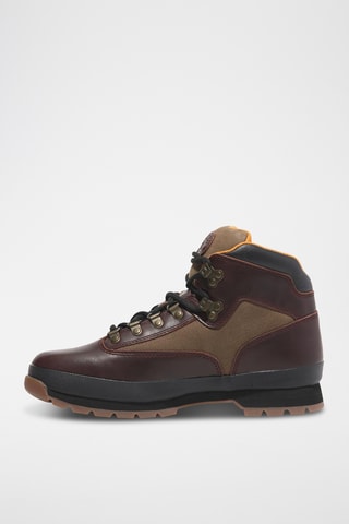 Boots en cuir - Bordeaux