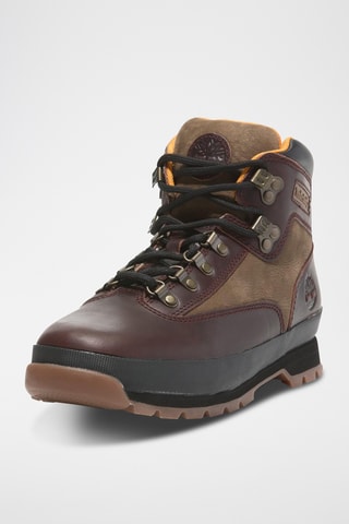 Boots en cuir - Bordeaux