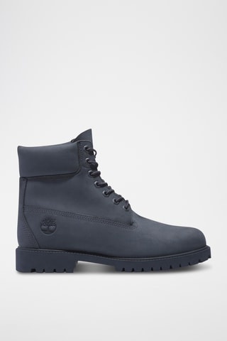 Boots en nubuck - Bleu marine