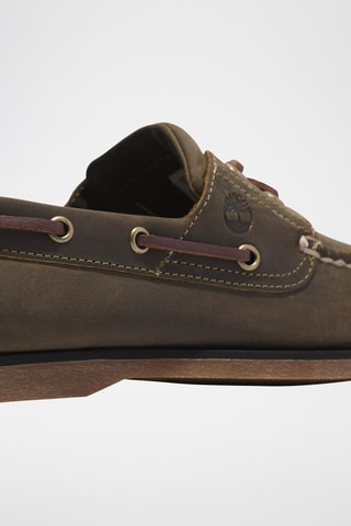 Boots en cuir - Vert olive