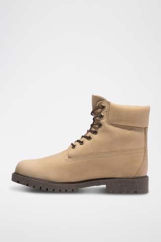 Boots en cuir - Beige