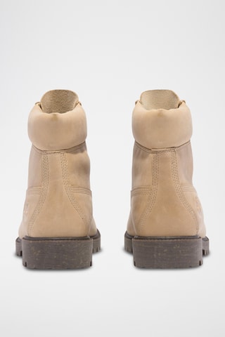 Boots en cuir - Beige