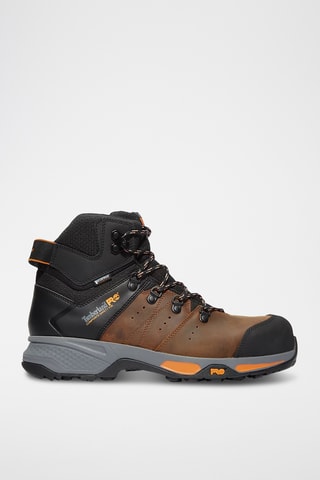 Boots en cuir - Marron