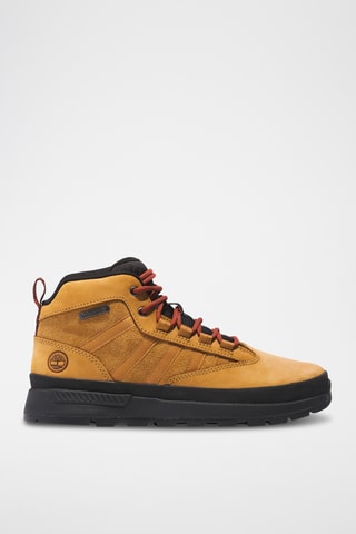 Baskets en cuir - Moutarde