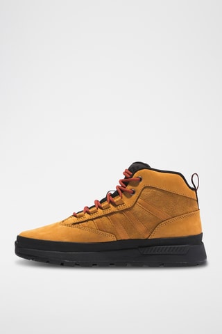 Baskets en cuir - Moutarde