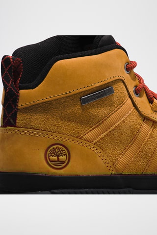 Baskets en cuir - Moutarde
