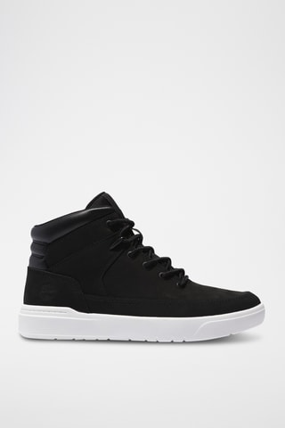 Baskets montantes en cuir - Noir