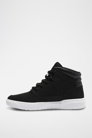 Baskets montantes en cuir - Noir