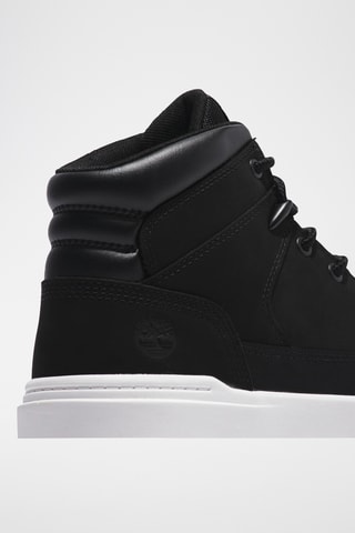 Baskets montantes en cuir - Noir