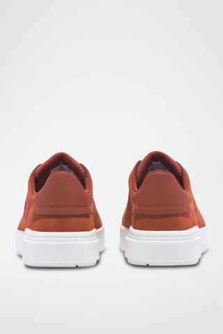 Baskets en cuir - Rouge brique
