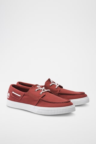 Chaussures bateau - Rouge