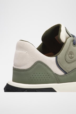 Baskets en cuir - Vert foncé