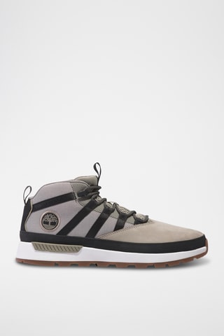 Baskets en cuir - Gris foncé
