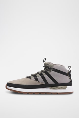 Baskets en cuir - Gris foncé