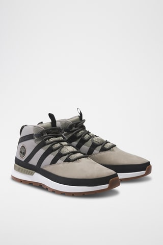 Baskets en cuir - Gris foncé