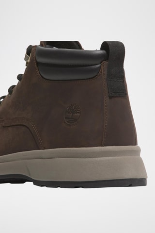 Boots en cuir - Marron foncé