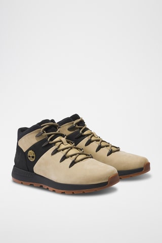Baskets en cuir - Beige clair