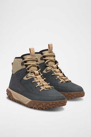 Chaussures de randonnée en cuir - Bleu foncé