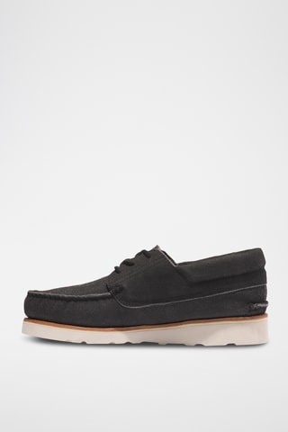 Mocassins en nubuck - Gris foncé