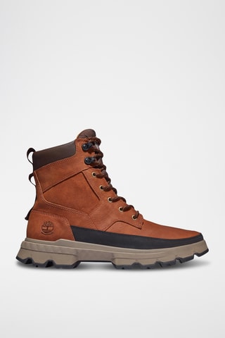 Boots en cuir - Marron