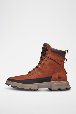 Boots en cuir - Marron