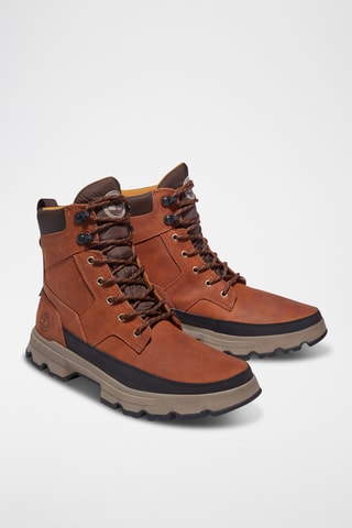 Boots en cuir - Marron