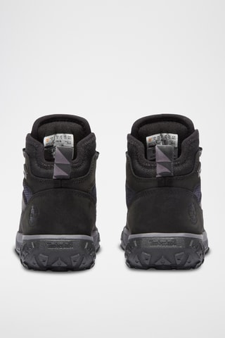 Baskets montantes en cuir - Noir