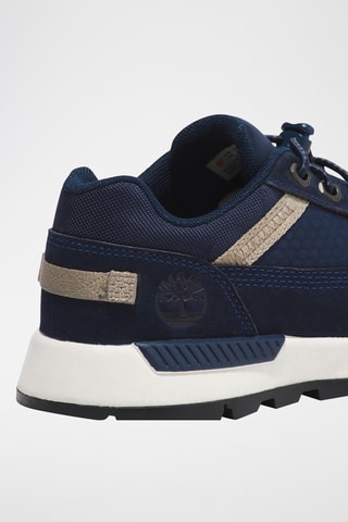 Baskets en nubuck - Bleu marine