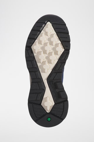 Baskets en nubuck - Bleu marine