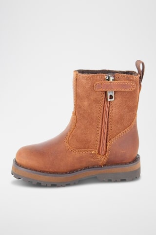 Boots en cuir - Marron
