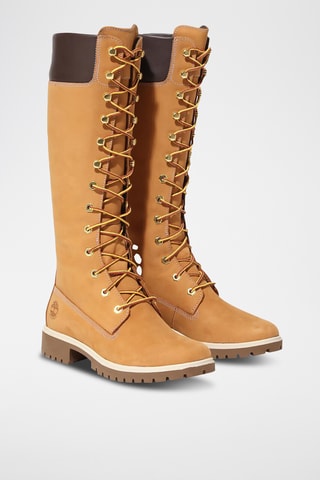 Bottes en cuir - Camel