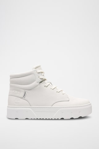 Baskets montantes en cuir - Blanc