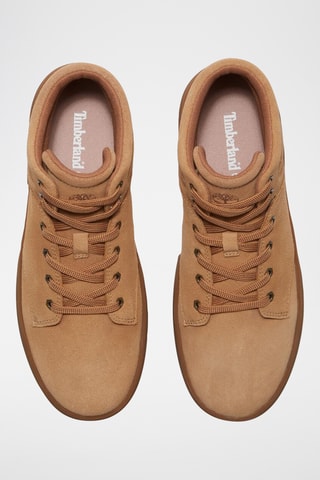Baskets montantes en nubuck - Marron clair
