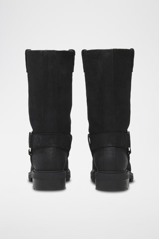 Bottes en nubuck - Noir