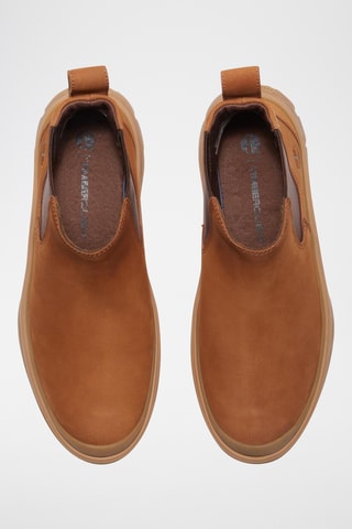 Bottines Chelsea en nubuck - Camel