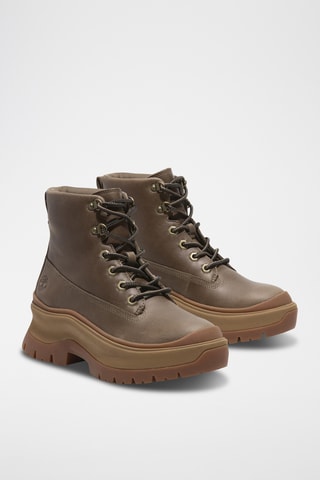 Bottines en cuir - Marron