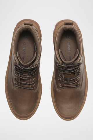 Bottines en cuir - Marron