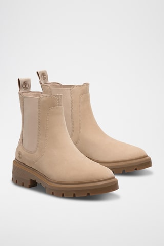 Bottines Chelsea en nubuck - Beige
