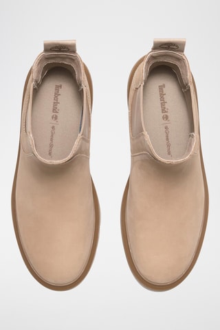 Bottines Chelsea en nubuck - Beige