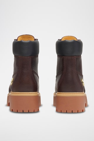 Bottines en cuir - Marron