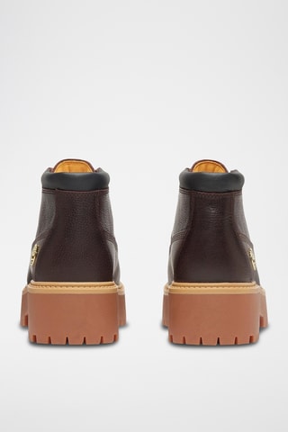 Bottines en cuir - Marron