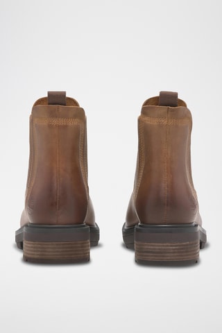 Bottines Chelsea en cuir - Marron